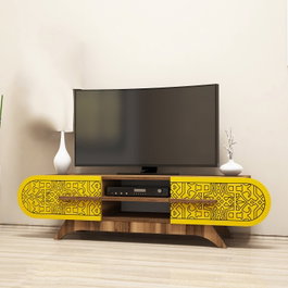 Hanah Home Defne - Nogal y Amarillo